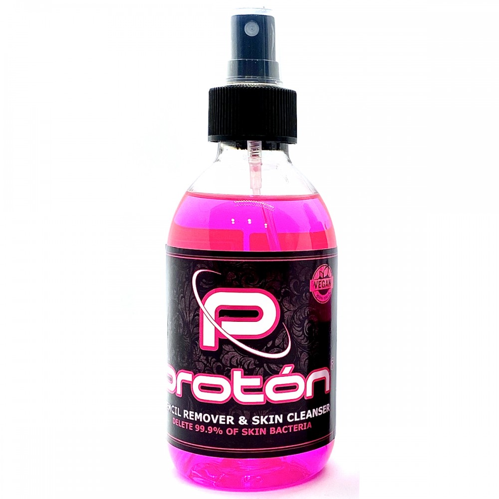 Protón Stencil Remover & Skin Cleanser Rosa - 100 ml / 3.4 Oz.